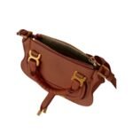 CHLOE MARCIE MINI DOUBLE CARRY BAG TAN