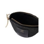 CHLOE ZIPPERED MINI BASKET WITH CHAIN BLACK