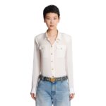 BALMAIN PB BELT IN MONOGRAMMED JACQUARD