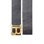 BALMAIN WIDE CAIFSKIN B-BELT