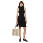 CHLOE MEDIUM WOODY TOTE BAG ARGIL BROWN