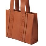 CHLOE MEDIUM WOODY TOTE BAG CARAMEL