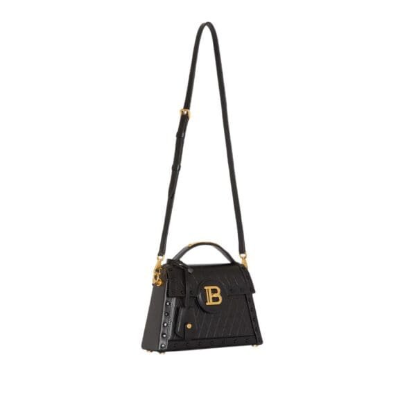 BALMAIN JOLIE MADAME MEDIUM BAG IN CALFSKIN BLACK