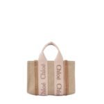CHLOE MINI WOODY TOTE BAG BLUSHY BEIGE