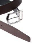 PRADA REVERSIBLE SAFFIANO AND LEATHER BELT