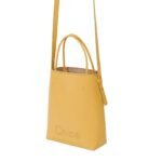 CHLOÉ SENSE MICRO TOTE BAG HONEY GOLD