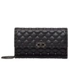 VALENTINO GARAVANI ROCKSTUD SPIKE CROSSBODY NAPPA LEATHER BAG