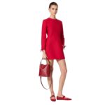 VALENTINO GARAVANI ROCKSTUD WISPY CALFSKIN BUCKET BAG