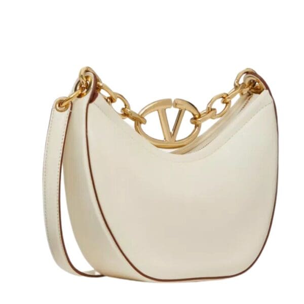 vMOON MINI HOBO BAG IN NAPPA LEATHER WITH CHAI