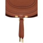 CHLOE MARCIE MEDIUM SADDLE BAG TAN