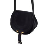 CHLOE MARCIE SMALL SADDLE BAG MIDNIGHT BLUE