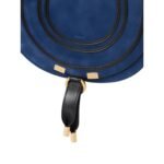 CHLOE MARCIE MEDIUM SADDLE BAG DEEP DENIM