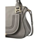 CHLOE MARCIE DOUBLE CARRY BAG CASHMERE GREY