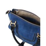 CHLOE MARCIE DOUBLE CARRY BAG DEEP DENIM