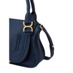 CHLOE MARCIE SMALL DOUBLE CARRY BAG NAVY