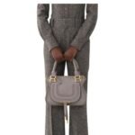 CHLOE MARCIE SMALL DOUBLE CARRY BAG CASHMERE GREY