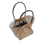 PROENZA LARGE RUCHED TOTE LIGHT TAUPE