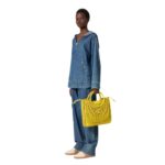 VALENTINO GARAVANI ALLKNOTS WOVEN LEATHER SHOPPER