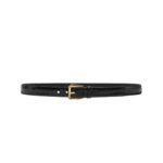 CROC-EFFECT LEATHER BELT 3 CM