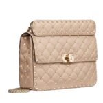 VALENTINO GARAVANI MEDIUM NAPPA ROCKSTUD SPIKE BAG