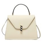 VALEXTRA ISIDE PLEXI TOP HANDLE MEDIUM BAG