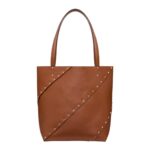 VALENTINO GARAVANI ROCKSTUD WISPY SHOPPING BAG IN CALFSKIN