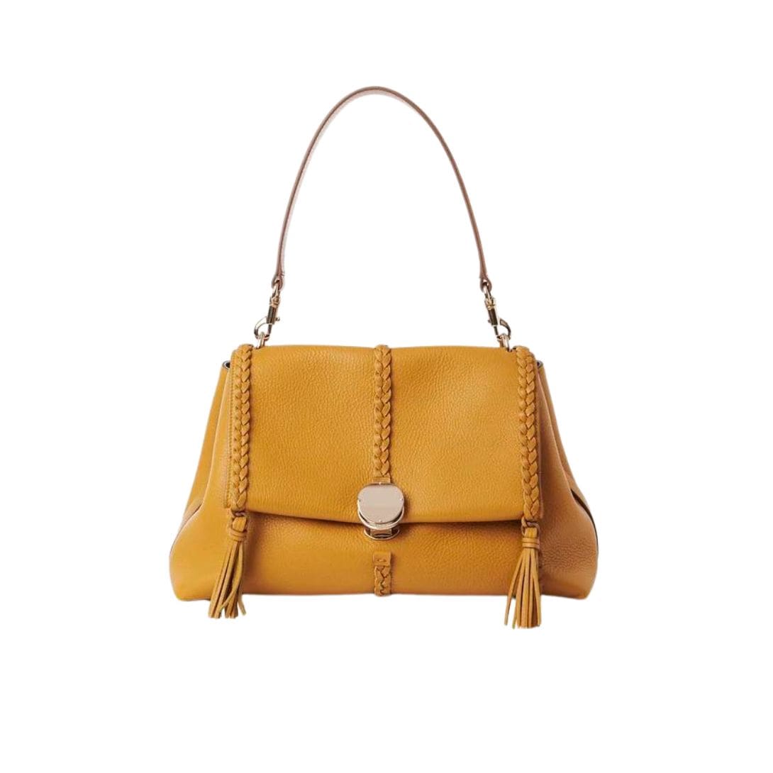 CHLOE PENELOPE MEDIUM SOFT SHOULDER BAG DUSTY GOLD