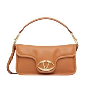 VALENTINO GARAVANI VLOGO 1960 NAPPA LEATHER MEDIUM SHOULDER BAG