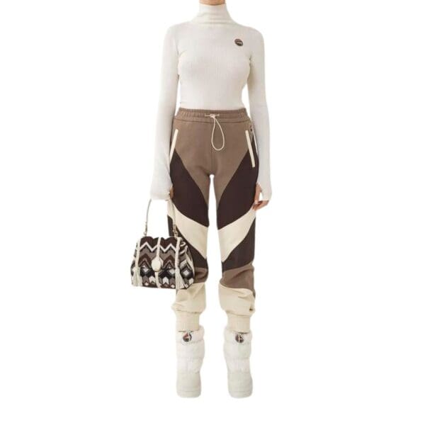 CHLOE PENELOPE SMALL SOFT SHOULDER BAG BROWN MULTICOLOUR