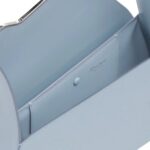 SANTONI LIGHT BLUE LEATHER THEPLUTO BAG