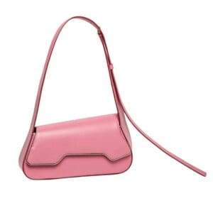 SANTONI PINK LEATHER THEPLUTO BAG