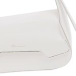 SANTONI WHITE LEATHER THEPLUTO BAG