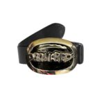 DSQUARED2 PLAQUE BELT GOLDEN