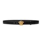 VERSACE LA MEDUSA LEATHER BELT 3 CM