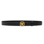 VERSACE LA MEDUSA LEATHER BELT 5 CM