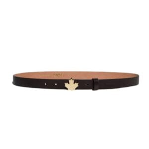 DSQUARED2 LEAF PLAQUE BELT