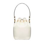 VALENTINO GARAVANI MINI VLOGO SIGNATURE BUCKET BAG IN NAPPA LEATHER