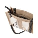 CHLOE MINI WOODY TOTE BAG WHITE AND BLUE