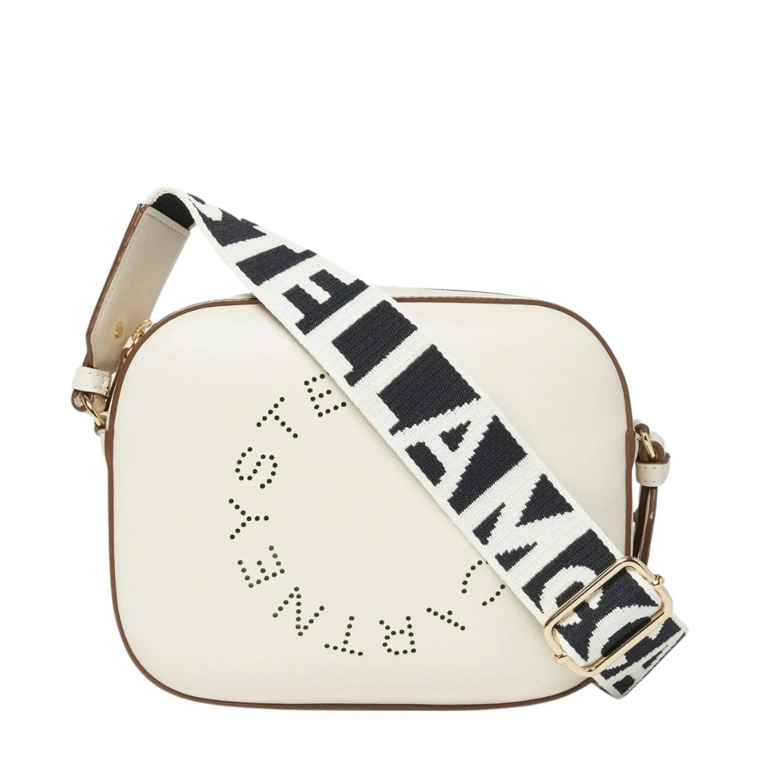 vSTELLA MCCARTNEY LOGO CROSSBODY CAMERA BAG