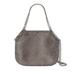 STELLA MCCARTNEY FALABELLA CRYSTAL MESH MINI TOTE BAG
