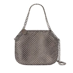 STELLA MCCARTNEY FALABELLA CRYSTAL MESH MINI TOTE BAG