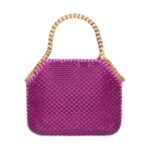 STELLA MCCARTNEY FALABELLA CRYSTAL MESH MINI TOTE BAG