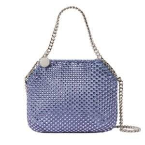 STELLA MCCARTNEY FALABELLA CRYSTAL TINY TOTE BAG
