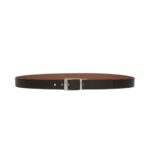 BALLY SHIFFIE 35MM REVERSIBLE AND ADJUSTABLE BELT IN BLACK AND BROWN LEATHER