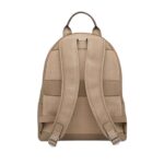SANTONI BEIGE TUMBLED LEATHER BACKPACK