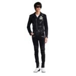 BALMAIN DENIM BIKER JACKET