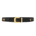 MEDUSA HERITAGE STUDDED LEATHER belt 4 cm