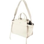 CHLOE STEPH MEDIUM DOUBLE CARRY BAG WHITE