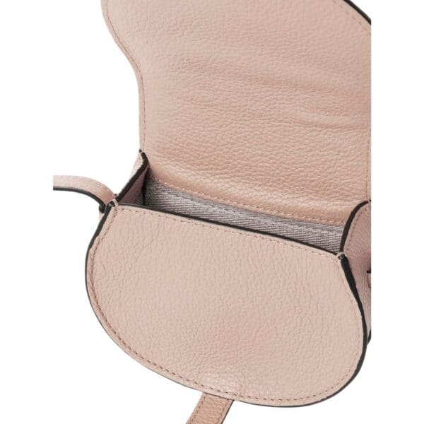CHLOE MARCIE NANO SADDLE BAG NOMAD BEIGE