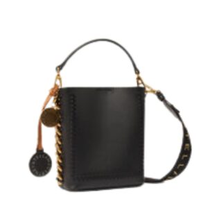 STELLA MCCARTNEY FRAYME MIRUM MINI SQUARE BUCKET BAG